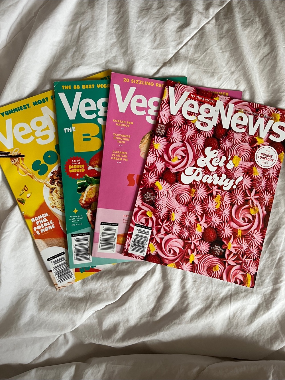 VegNews Vegan Magazine 2024 Set